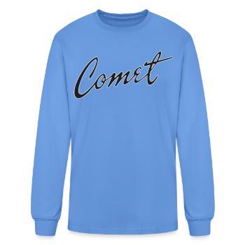 Mercury Comet script - Men's Long Sleeve T-Shirt - carolina blue - Front