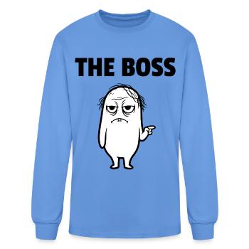 Felix THE BOSS - Men's Long Sleeve T-Shirt - carolina blue - Front