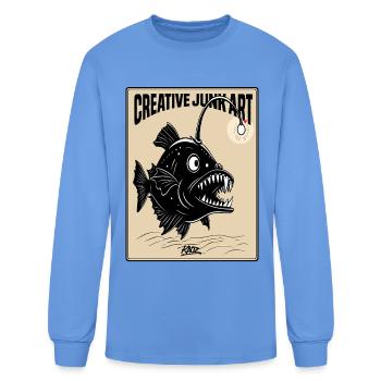 Anglerfish Lure Creative Art - Men's Long Sleeve T-Shirt - carolina blue - Front