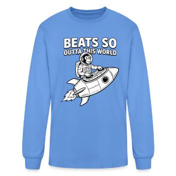 Beats So Outta This World - Men's Long Sleeve T-Shirt - carolina blue - Front