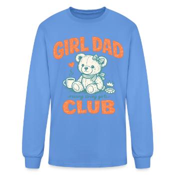 GIRL DAD CLUB - Men's Long Sleeve T-Shirt - carolina blue - Front