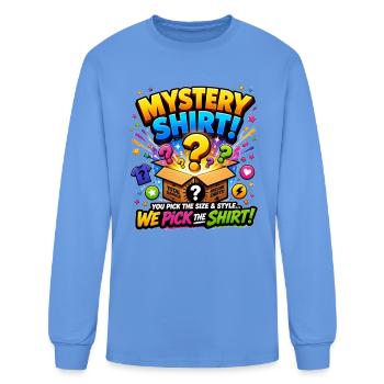 Mystery Surprise - Men's Long Sleeve T-Shirt - carolina blue - Front