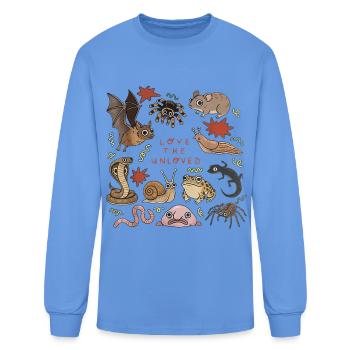 Love_The_Unloved_Bugs_Insect_Entomology_Entomol - Men's Long Sleeve T-Shirt - carolina blue - Front