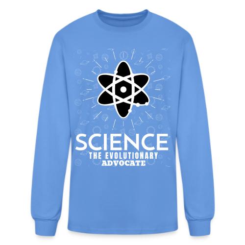 Science The Evolutionary Advocate White Design - Men's Long Sleeve T-Shirt