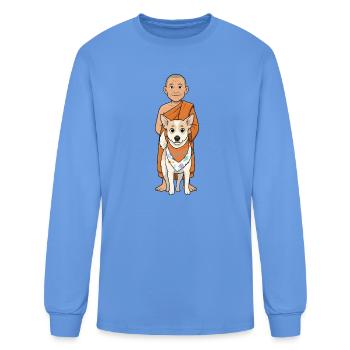 Aloka & The Monk - Men's Long Sleeve T-Shirt - carolina blue - Front