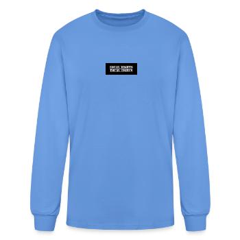 Equal Rights Equal Fights - Men's Long Sleeve T-Shirt - carolina blue - Front