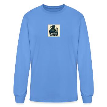 Private Detective vintage - Men's Long Sleeve T-Shirt - carolina blue - Front