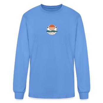 Salt Air Sunset Society - Men's Long Sleeve T-Shirt - carolina blue - Front