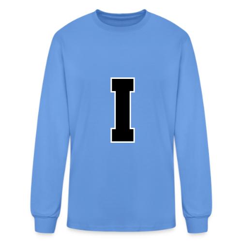 Varsity Letter I Collegiate Monogram - Men's Long Sleeve T-Shirt