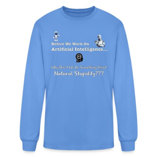 Artificial Stupidity - Men's Long Sleeve T-Shirt