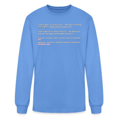 Intelligent - Men's Long Sleeve T-Shirt