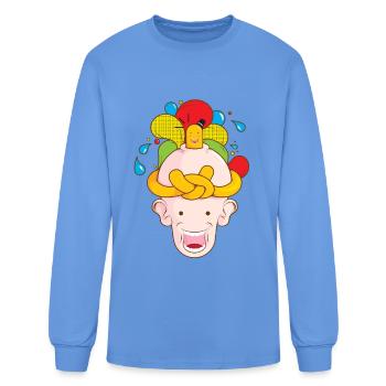 A Grain of Madness - Men's Long Sleeve T-Shirt - carolina blue - Front