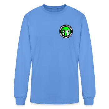 Animal Liberation Human Liberation - Men's Long Sleeve T-Shirt - carolina blue - Front