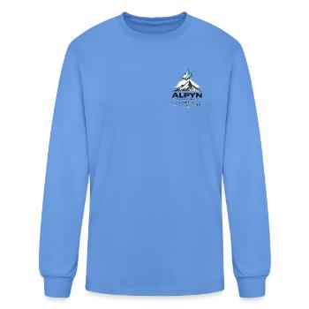 Alpyn Glacier Crest - Men's Long Sleeve T-Shirt - carolina blue - Front