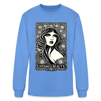 Untamed Beauty Art Nouveau - Men's Long Sleeve T-Shirt - carolina blue - Front