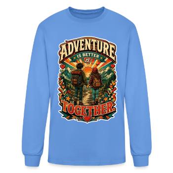 Adventure is Better Together - Men's Long Sleeve T-Shirt - carolina blue - Front