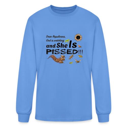 God Is Watching - Men's Long Sleeve T-Shirt