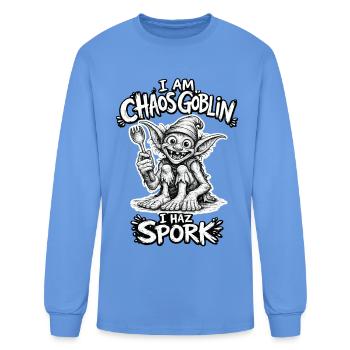 Chaos Goblin - Men's Long Sleeve T-Shirt - carolina blue - Front