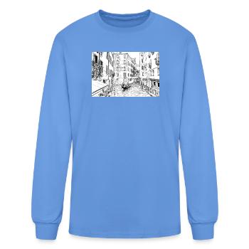Venice - Men's Long Sleeve T-Shirt - carolina blue - Front