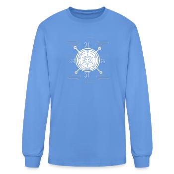 Jupiter Wealth Talisman 2 - Men's Long Sleeve T-Shirt - carolina blue - Front