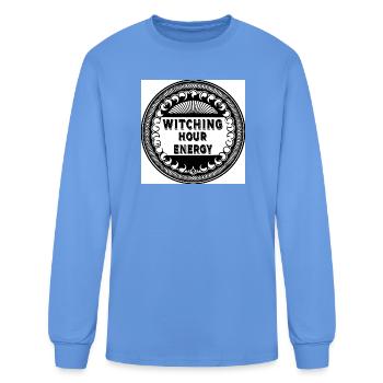 Witching Hour Energy  - Men's Long Sleeve T-Shirt - carolina blue - Front
