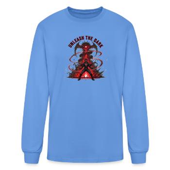 Unleash the Dark Power - Men's Long Sleeve T-Shirt - carolina blue - Front