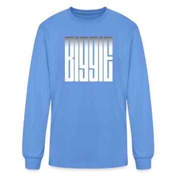 Monolithic Mono Glyphs - Men's Long Sleeve T-Shirt - carolina blue - Front
