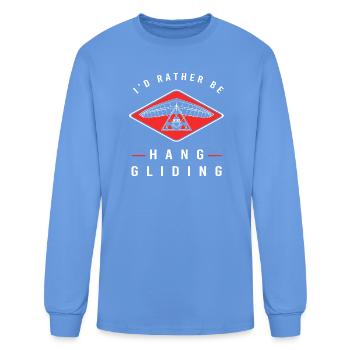 Hang Gliders Pilot  Hanggliding - Men's Long Sleeve T-Shirt - carolina blue - Front