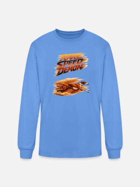Rare Speed Demon Runner - Men's Long Sleeve T-Shirt - carolina blue