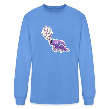 Whimsical Lantern Cannon - Men's Long Sleeve T-Shirt - carolina blue - Front