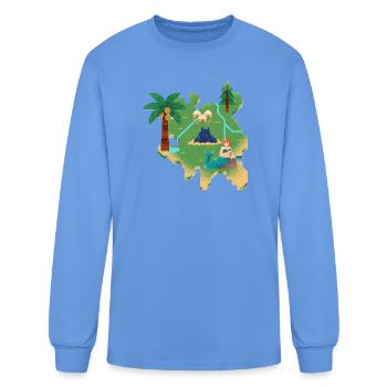 dungeon crawler carll - Men's Long Sleeve T-Shirt - carolina blue - Front