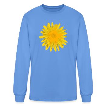 dandelion - Men's Long Sleeve T-Shirt - carolina blue - Front