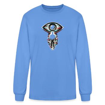 Watcher  - Men's Long Sleeve T-Shirt - carolina blue - Front