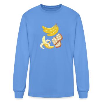 Banana Bread Baker - Men's Long Sleeve T-Shirt - carolina blue - Front