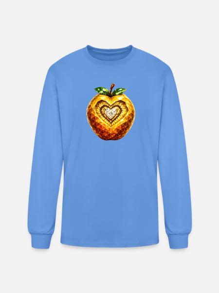 DAZZLING GEM !! - Men's Long Sleeve T-Shirt - carolina blue