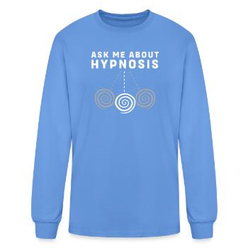 Hypnotist Pendulum Hypnosis - Men's Long Sleeve T-Shirt - carolina blue - Front