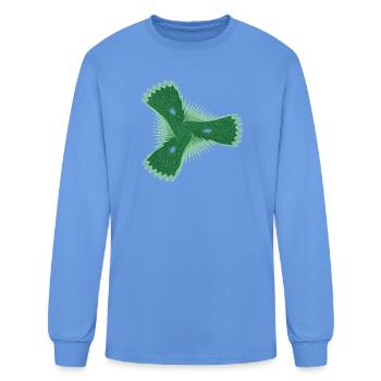 Der schüchterne Seestern – Fractal Art - Men's Long Sleeve T-Shirt - carolina blue - Front