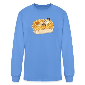 Mac and Chill - Men's Long Sleeve T-Shirt - carolina blue - Front