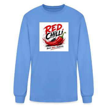 Redchili shirt - Men's Long Sleeve T-Shirt - carolina blue - Front