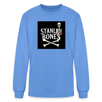 Red tie Stanley - Men's Long Sleeve T-Shirt - carolina blue - Front