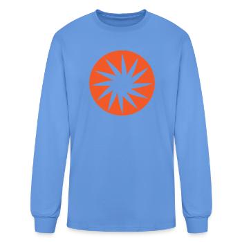 Spiral - Men's Long Sleeve T-Shirt - carolina blue - Front