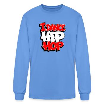 I Dance Hip Hop Graffiti Dance Lover Design - Men's Long Sleeve T-Shirt - carolina blue - Front