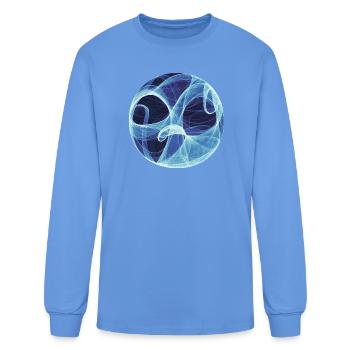 Tree of Life – Fractal Design - Men's Long Sleeve T-Shirt - carolina blue - Front