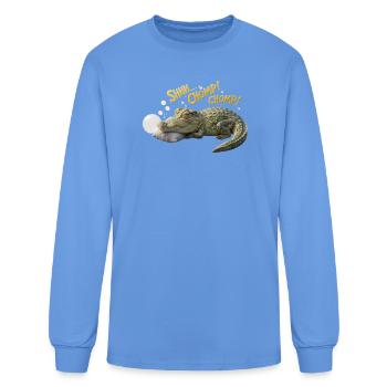 Predator's Dream Shhh) - Men's Long Sleeve T-Shirt - carolina blue - Front