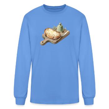 Toast & Tea - Men's Long Sleeve T-Shirt - carolina blue - Front