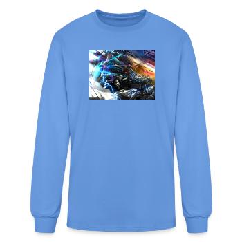 Volt Legion Neon Combat - Men's Long Sleeve T-Shirt - carolina blue - Front
