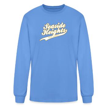 Seaside Heights Stacked - Men's Long Sleeve T-Shirt - carolina blue - Front