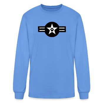 Pup Play Puppy Play - Men's Long Sleeve T-Shirt - carolina blue - Front