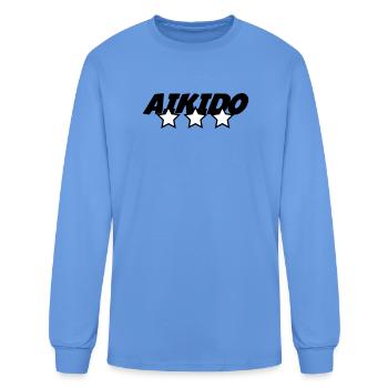 Aikido - Martial Art - Aikido - Men's Long Sleeve T-Shirt - carolina blue - Front