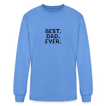 Nouveau papa à être - meilleur. Papa. Déjà. Fête des pères - T-shirt à manches longues Homme - bleu caroline - Devant